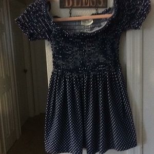 Blue and white cute shirt